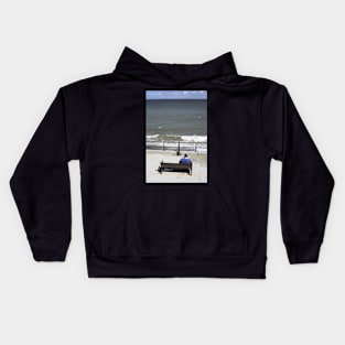 Taking in the view - Sheringham, Norfolk, UK Kids Hoodie